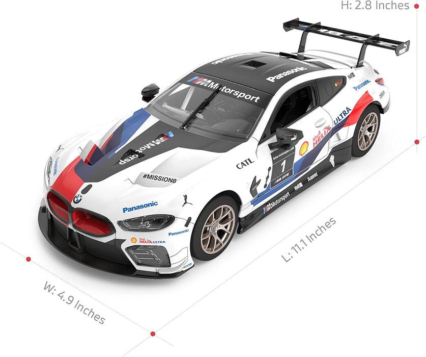 RASTAR 97200 1/18 BMW M8 GTE RC CAR BUILDING KITS (66 PCS & 8 PTS)