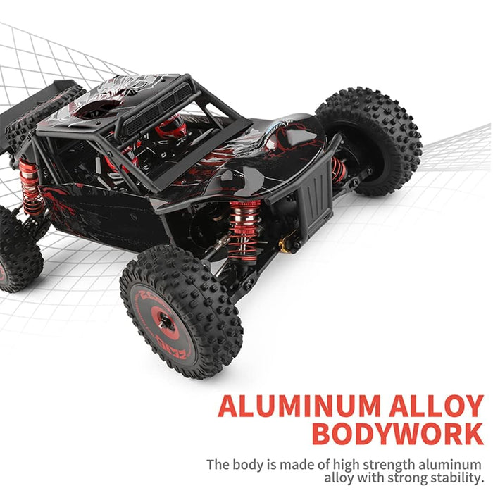 WLTOYS 124016 1:12 RC CAR 4WD 75KM/H HIGH SPEED RACING CAR 2.4GHZ ALL TERRAIN OFF ROAD RTR WITH BRUSHLESS MOTOR