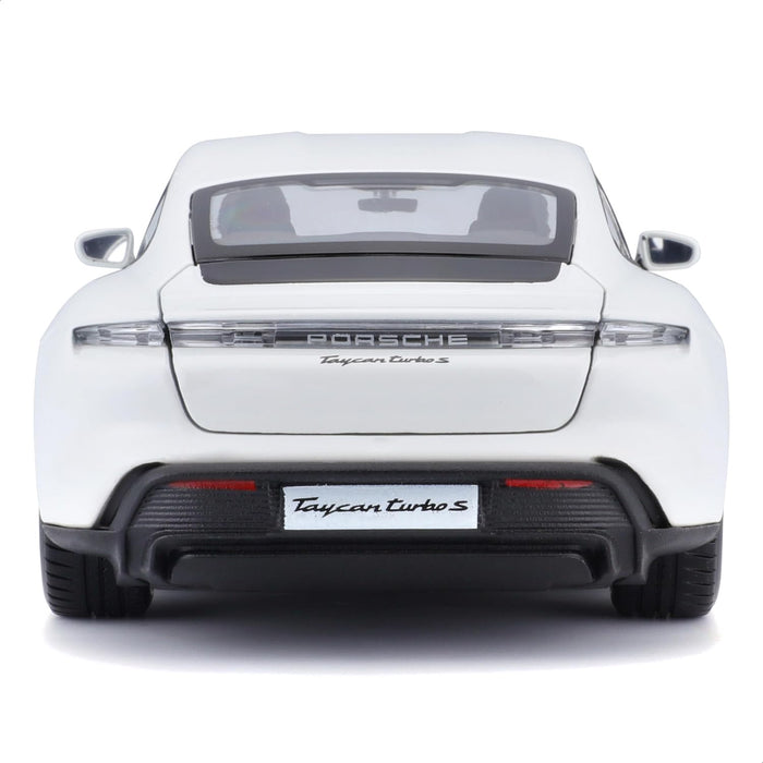 BBURAGO PORSCHE TAYCAN TURBO S 1/24 DIECAST 18-91098WHITE