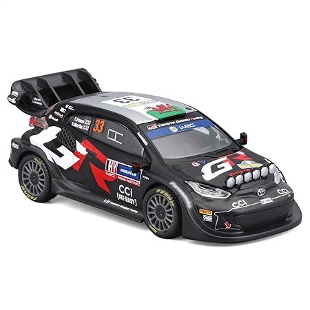 BBURAGO 1/43 TOYOTA GR YARIS RALLY 1 HYBRID 38316 DIECAST MODEL