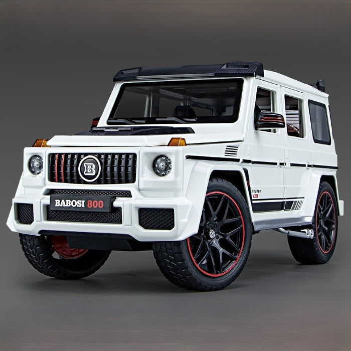 M BENZ 800 1:18 SCALE DIECAST MODEL CZ1801D PULL BACK SPORTS CAR WITH OPENABLE DOORS, SOUND & LIGHT