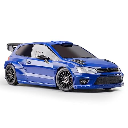 CRAZON RC LIGHT DRIFT CAR 333-PY24161B 1/28 DRIFT RACING/BUILT TO LAST ALL WHEATHER FUN BLUE