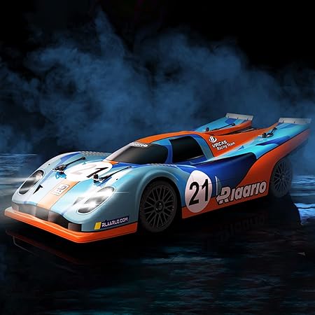 RLAARLO SUPERCAR AK-917 1/10 METAL VERSION BRUSHLESS RTR ON-ROAD CARS (BLUE & ORANGE)