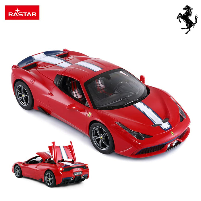 RASTAR FERRARI 458 SPECIALE A 73400 RC CAR 1/14 SCALE (RED)