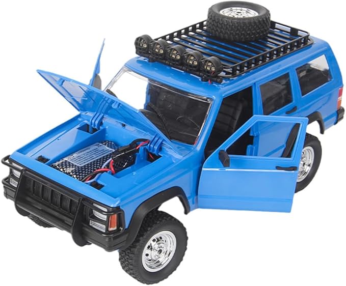 MN MODEL RC ROCK CRAWLER MN-78 1/12 2.4G 4WD WITH LED LIGHT(BLUE)