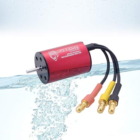 SURPASS HOBBY WATERPROOF 2030 BRUSHLESS MOTOR RED & AMP ;BLACK (4500 KV)