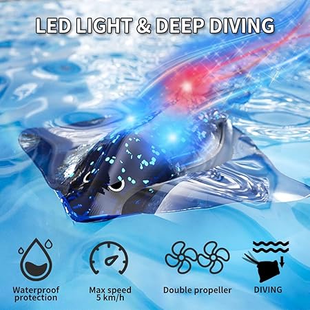 STING RAY  RC FISH BLUE 6602