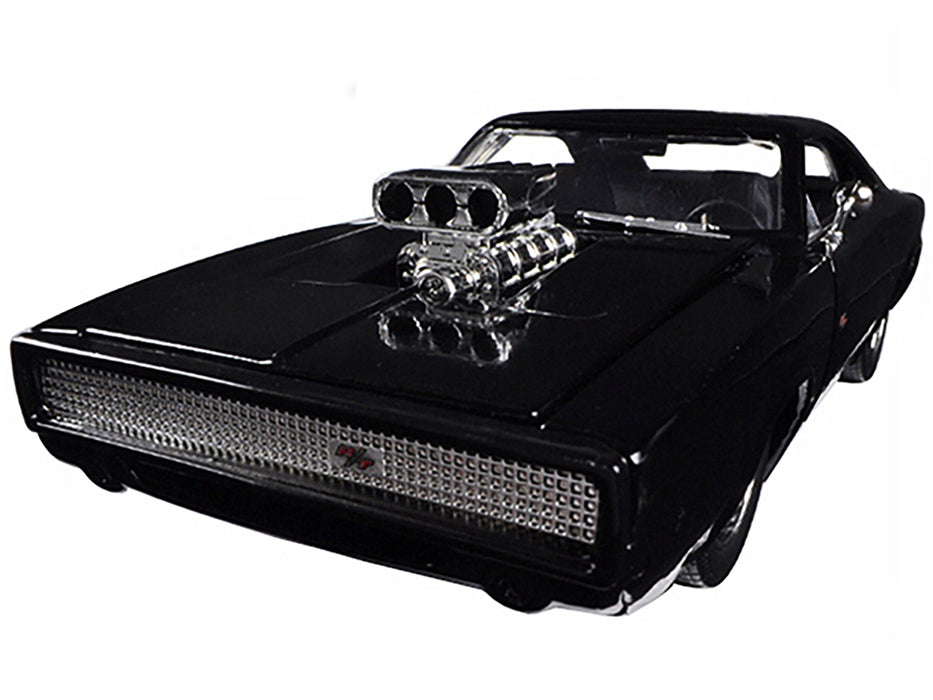 JADA DOM's DODGE CHARGER R/T BLACK  DIECAST CAR MODEL