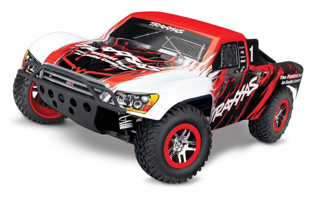 Traxxas Slash 4X4 Vxl 1/10Scale 4Wd White & Red 68086-4