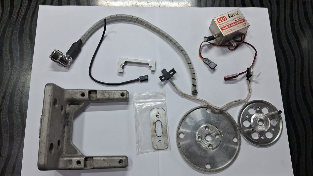 DLE55 ENGINE MOUNT WITH ELECTRONIC IGNITION QUALITY PRE OWNED