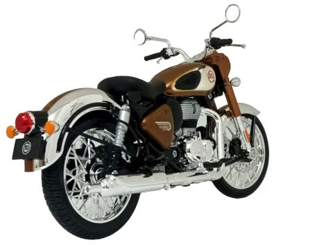 Maisto Royal Enfield Classic 350 Chrome Bronze colour Diecast 1/12