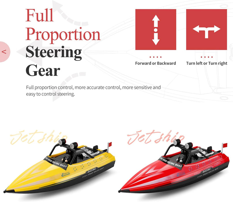 WLTOYS WL917 2.4G 16KM/H REMOTE CONTROL RACING SHIP WATER RC BOAT VEHICLE MODELS RED
