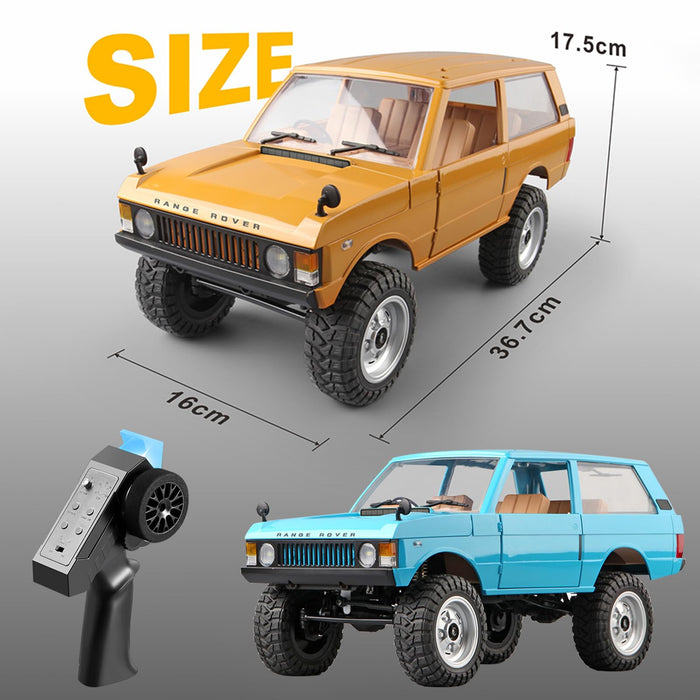 MN MODEL LAND ROVER RANGE ROVER1970 MN168 1/12 2.4G RC ROCK CRAWLER (SKY BLUE)