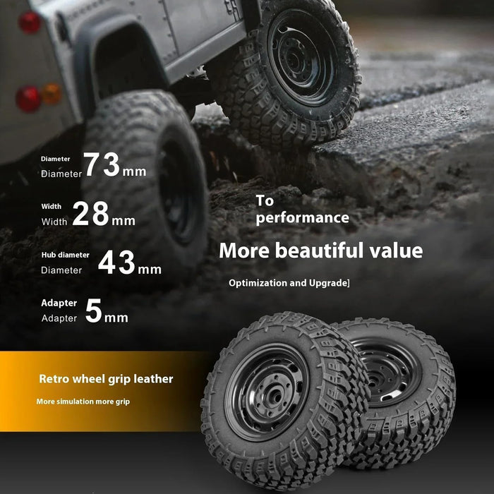 MN MODEL RC ROCK CRAWLER MN999 1/10 2.4G 4WD RC CAR (GREY)