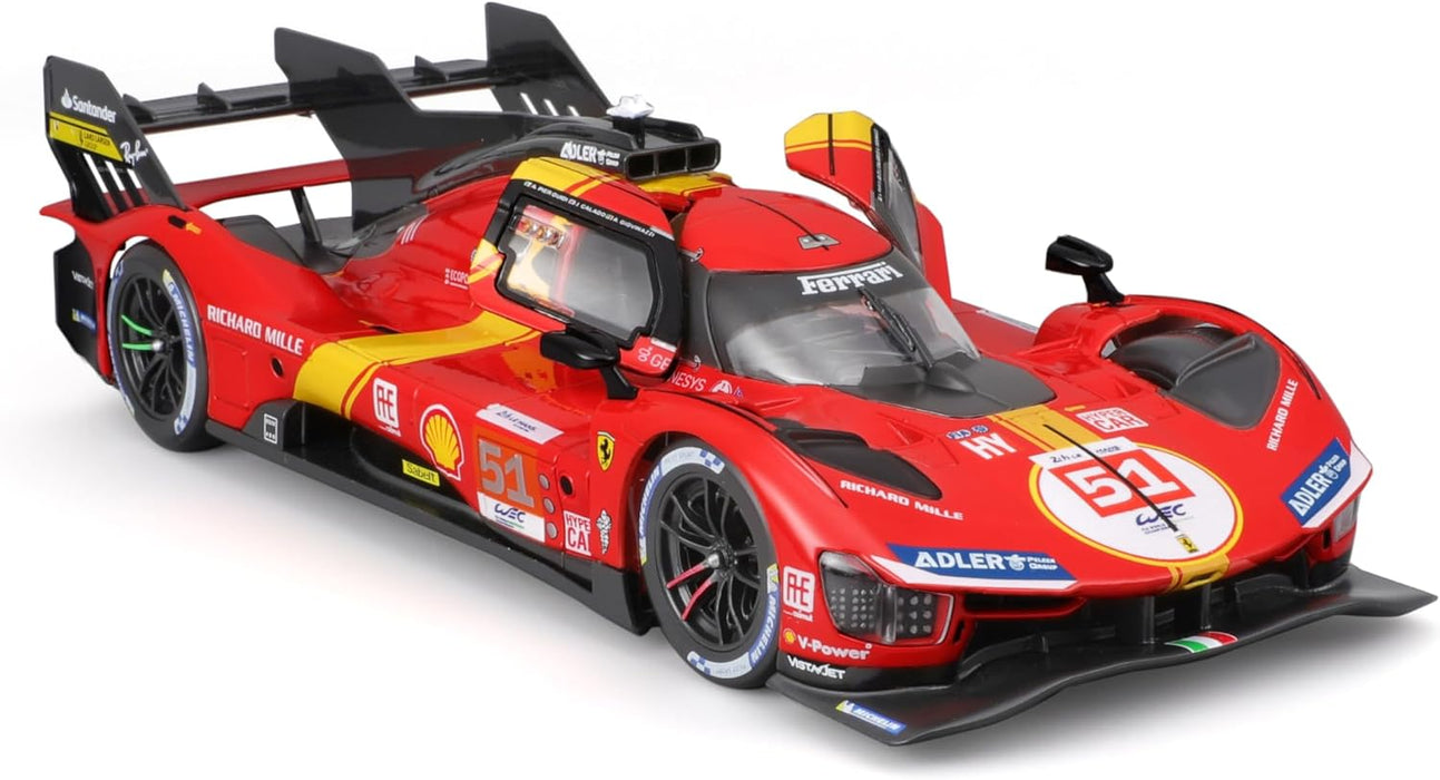 BBURAGO FERRARI RACING 499P LE MANS HYPERCAR-1:24 SCALE B18-26309