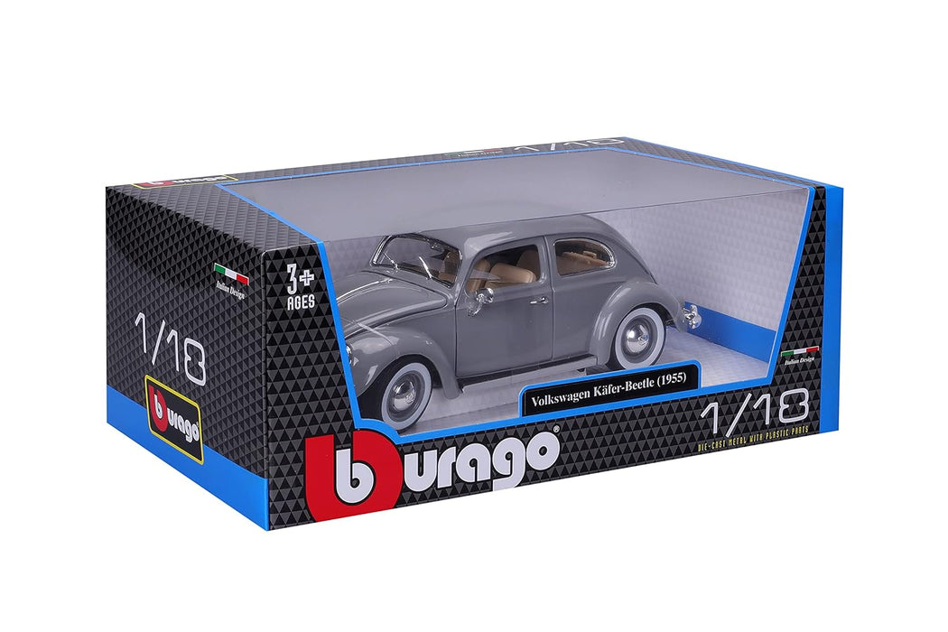 BBURAGO 18-92029G 1:18 1955 VOLKSWAGEN KAFER BEETLE DIECAST MODEL