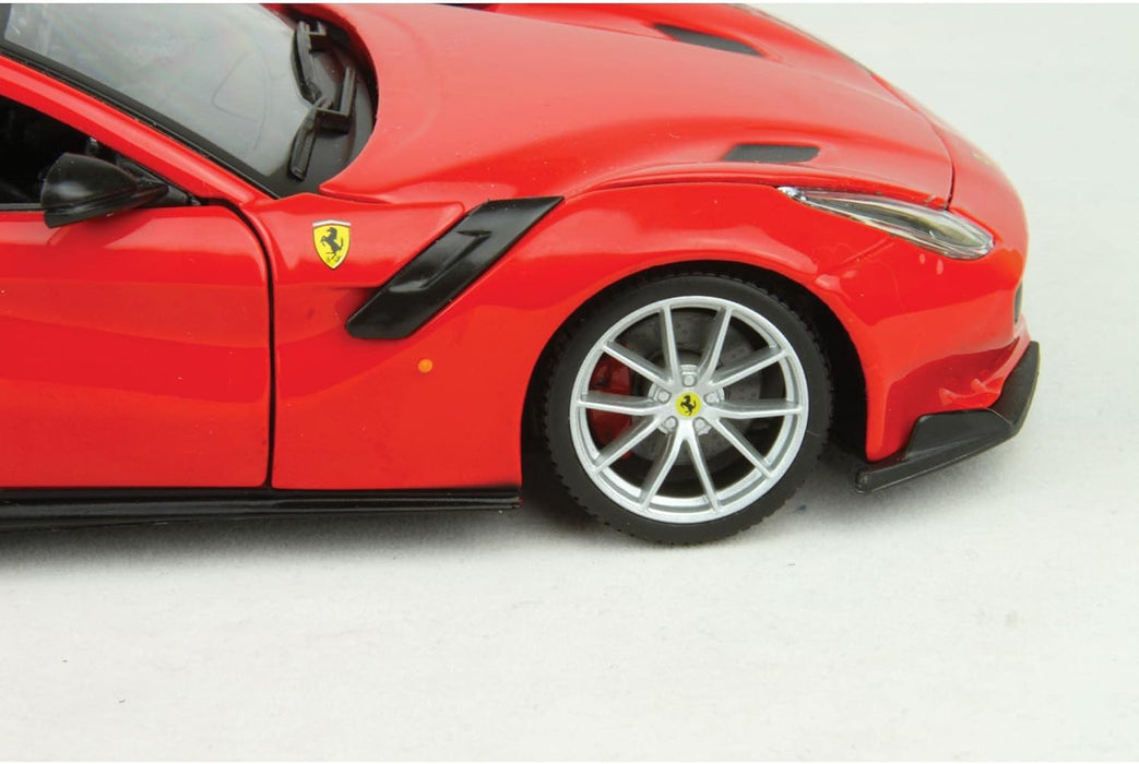 BBURAGO FERRARI F12 TDF, 1/64 SCALE DIECAST MODEL TOY CAR (RED)
