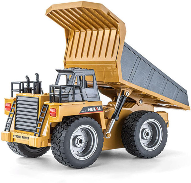HUINA 1533 RC METAL VERSION DUMP TRUCK ENGINEERING VEHICLE SCALE 1/18 WITH 9 FUNCTIONS
