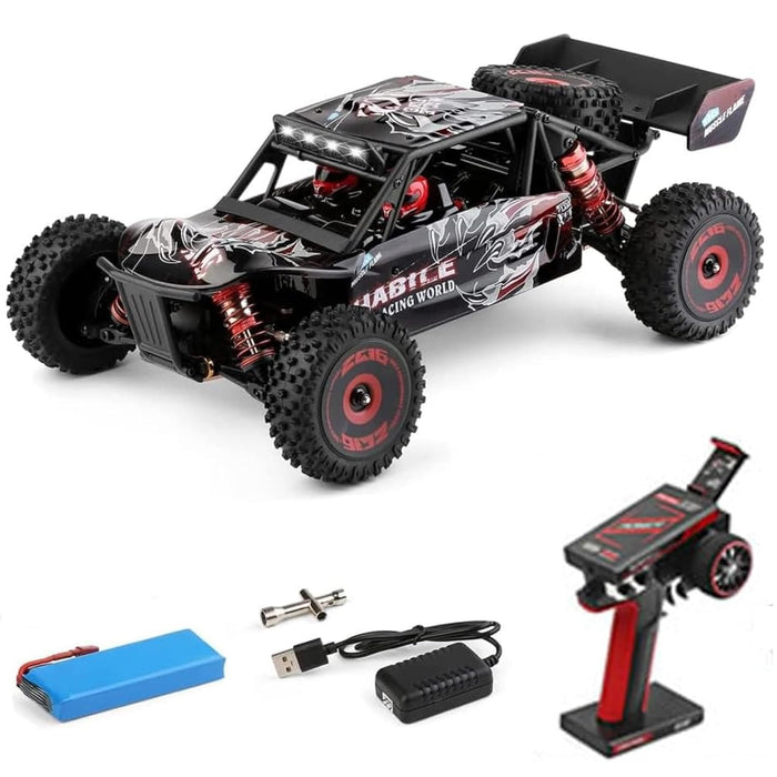 WLTOYS 124016 1:12 RC CAR 4WD 75KM/H HIGH SPEED RACING CAR 2.4GHZ ALL TERRAIN OFF ROAD RTR WITH BRUSHLESS MOTOR
