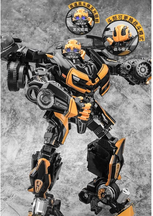 Black Bee Warrior BB-02 Transforming Robot Car | 2-in-1 Collectible Model