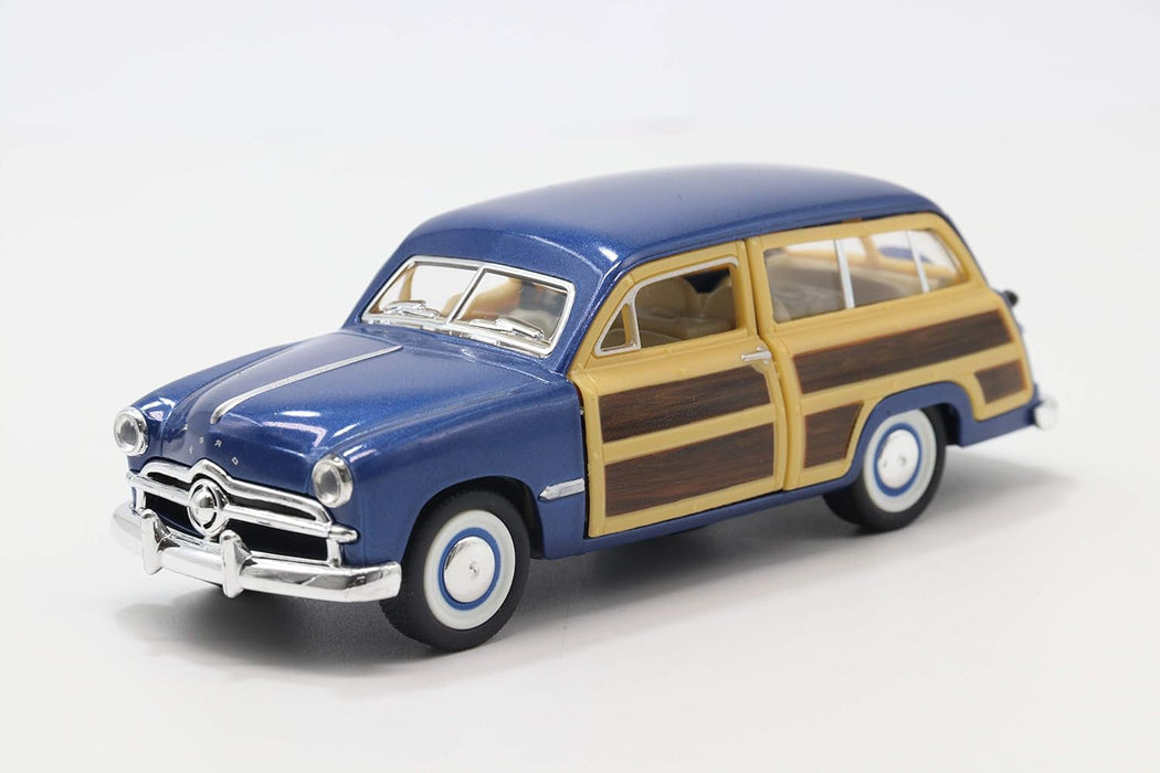 KINSMART 1949 FORD WOODY WAGON 1:40 NO KT5402D (BLUE)