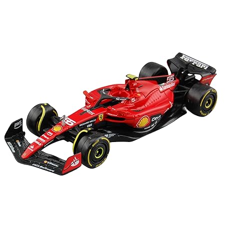 BBURAGO F-1 FERRARI SF-23 #55 CARLOS SAINZ 1/43 SCALE 18-36835