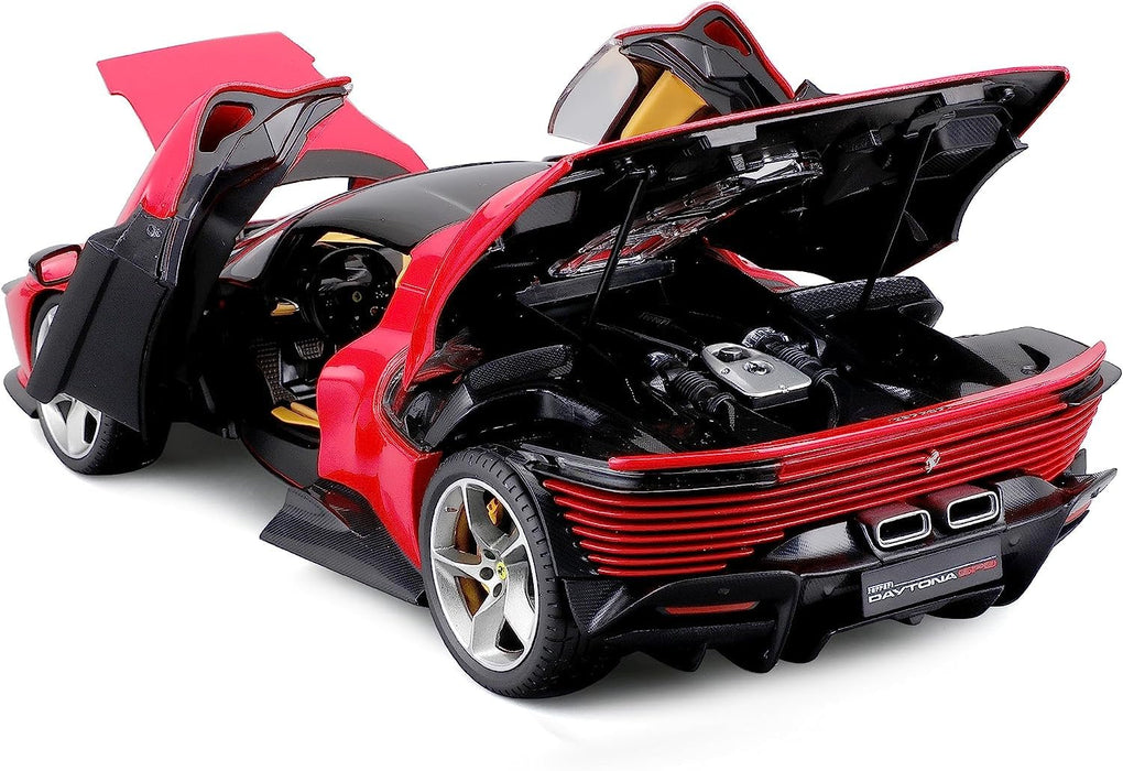 BBURAGO FERRARI DAYTONA SP3 RED "SIGNATURE SERIES" 1/18 DIECAST 16912R