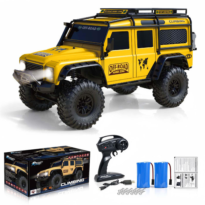 MN MODEL RC ROCK CRAWLER MN999 1/10 2.4G 4WD RC CAR (YELLOW)