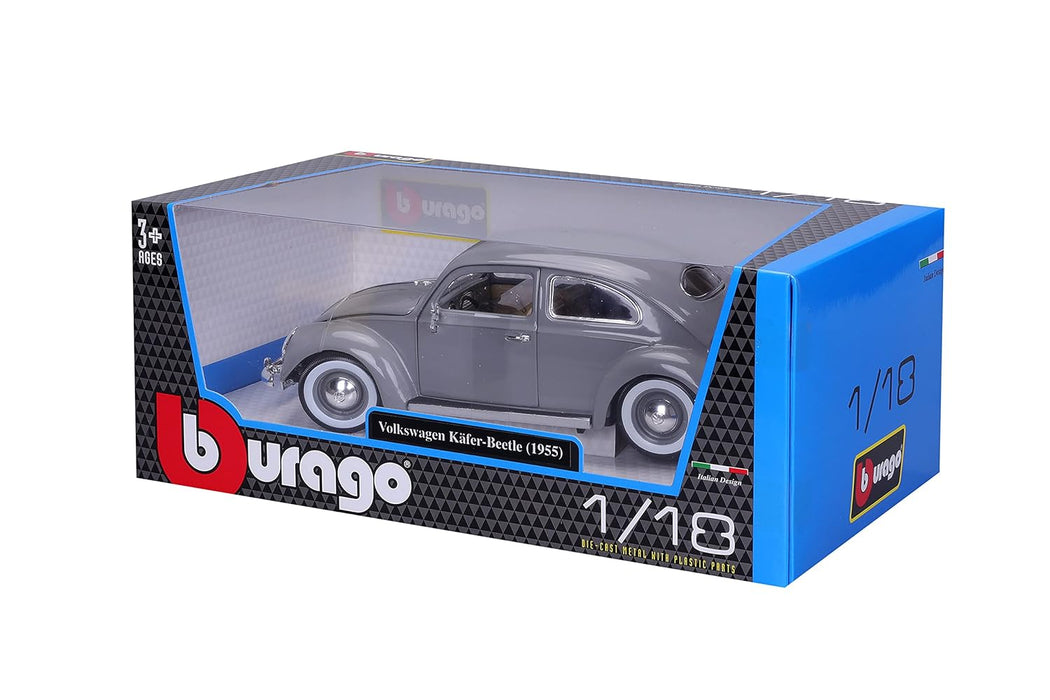 BBURAGO 18-92029G 1:18 1955 VOLKSWAGEN KAFER BEETLE DIECAST MODEL