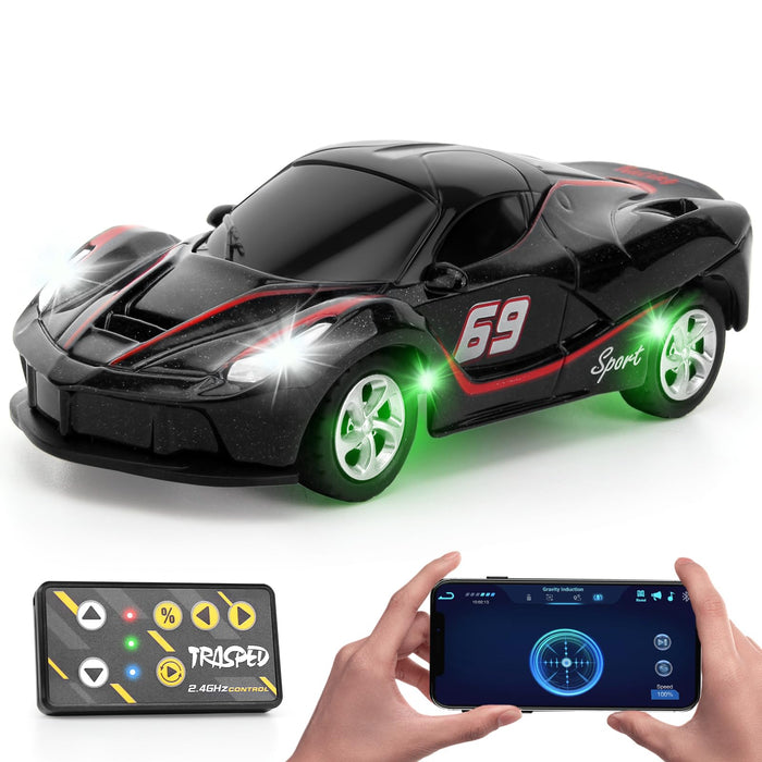 MINI RC CAR SMALL POCKET (SPORT RACING 69) 1:64 SPEED REGULATING ALLOY MODEL HG4-217