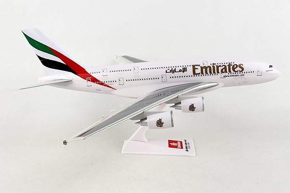 AIRPLANE DIECAST MODEL EMIRATES A380 2023 EDITION 1:250 SCALE AIRCRAFT MODEL 32CM