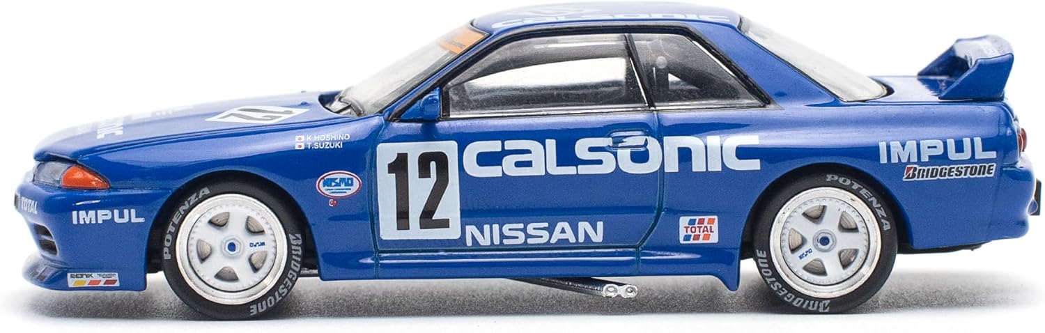 POP RACE SKYLINE GT-R (BNR 32) JTC 1990 CALSONIC(12) 1/64 SCALE NO:S23-02