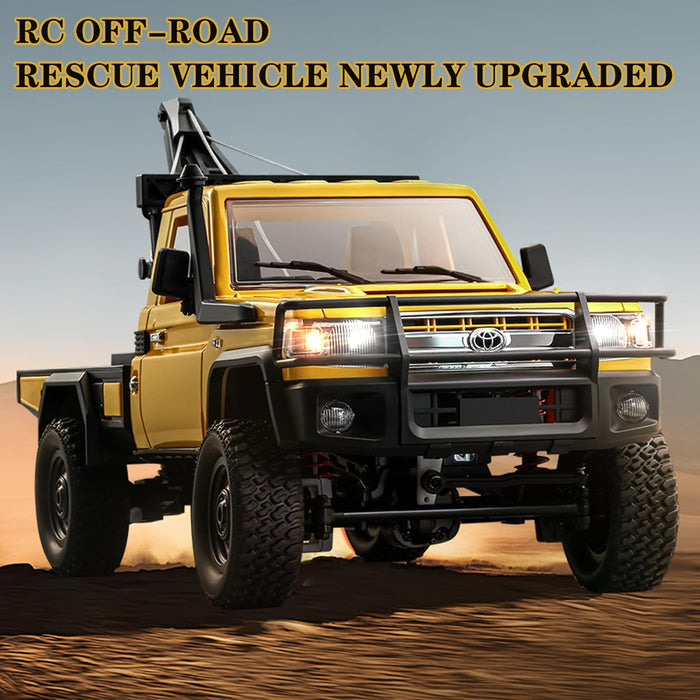 MN MODEL LAND CRUISER MN82T 1/12 2.4G 4WD RC CRAWLER (YELLOW)
