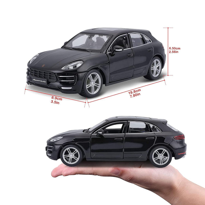 BBURAGO #18-91114CO 1:24 PORSCHE MACAN TURBO ELECTRIC DIECAST MODEL