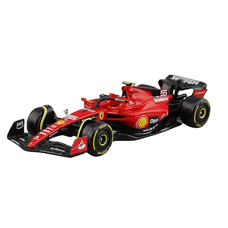 BBURAGO F-1 FERRARI SF-23 #55 CARLOS SAINZ 1/43 SCALE 18-36835