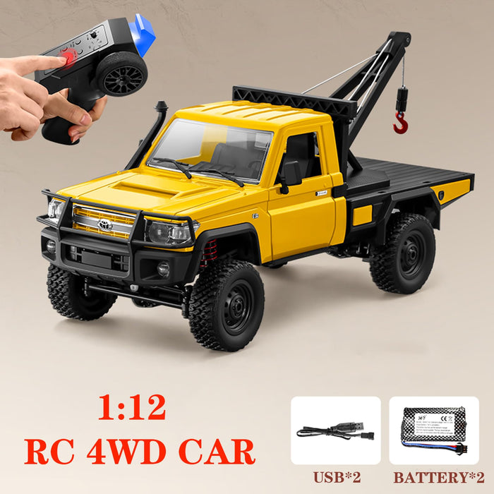 MN MODEL LAND CRUISER MN82T 1/12 2.4G 4WD RC CRAWLER (YELLOW)