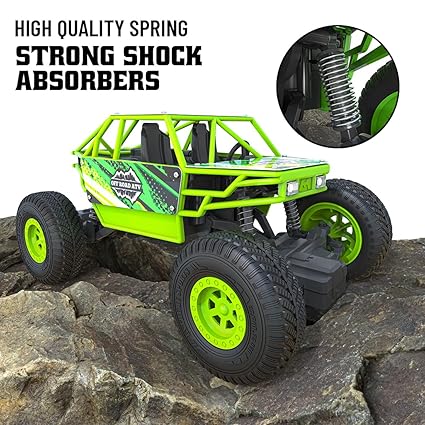 MIRANA ATV AND REMOTE CONTROL CAR, 1200 MAH LI-ION RECHARGEABLE BATTERY, C TYPE USB CHARGING SCALE 1:20 (GREEN)