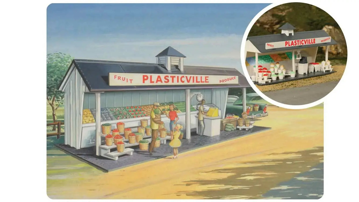 BACHMANN 75TH ANNIVERSARY ROADSIDE STAND KIT - O - 45632