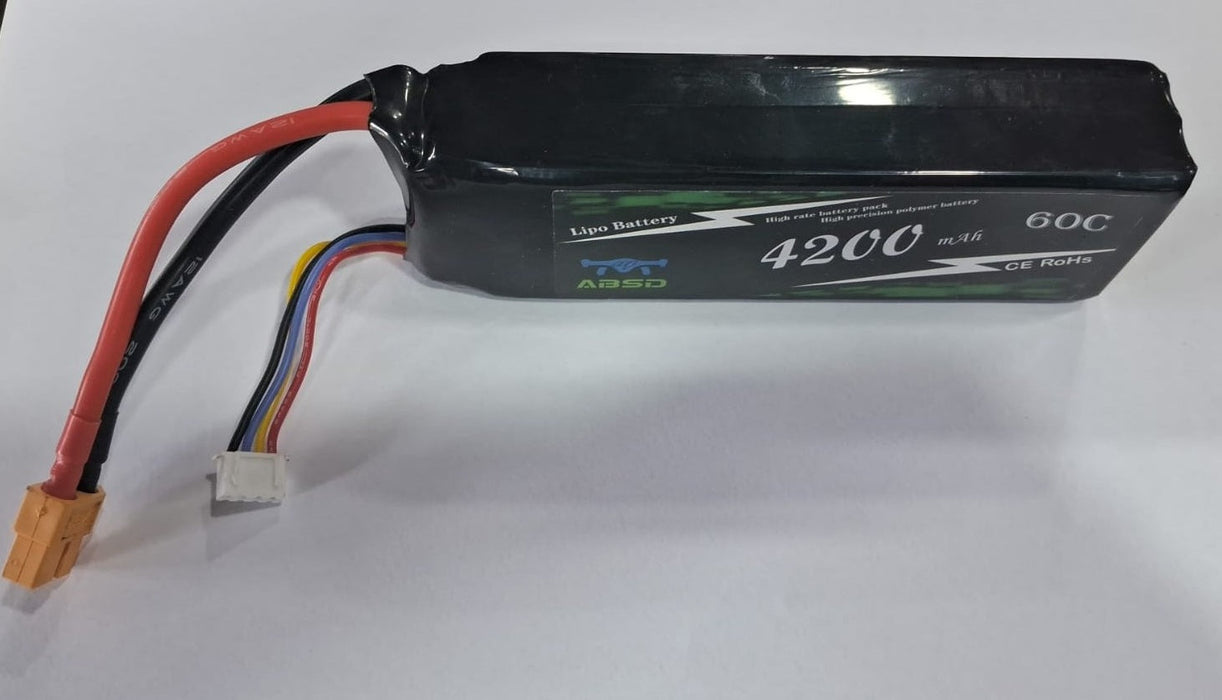 LIPO 11.1V 4200MAH 3S 60C ABSD BATTERY