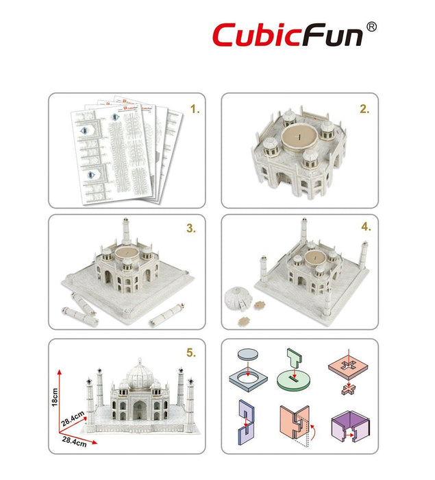 CUBICFUN TAJ MAHAL 3D MC081H