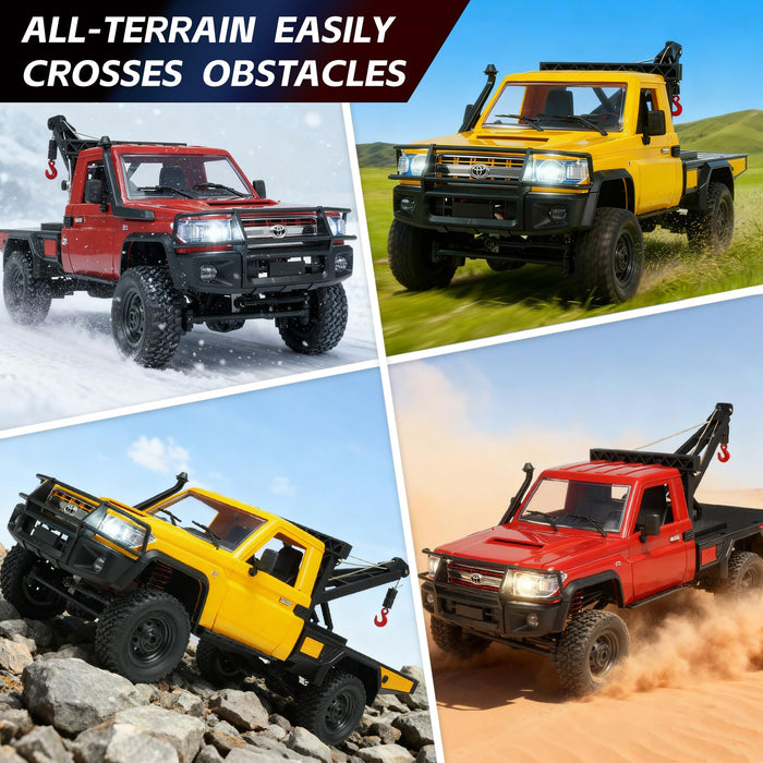 MN MODEL LAND CRUISER MN82T 1/12 2.4G 4WD RC CRAWLER (YELLOW)