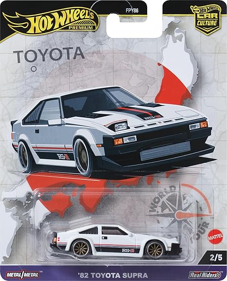 HOT WHEELS 82 TOYOTA SUPRA  PREMIUM CAR CULTURE (9C1A)