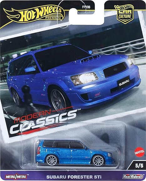 HOT WHEELS SUBARU FORESTER STI  MODERN CLASSICS CAR (9C1E)
