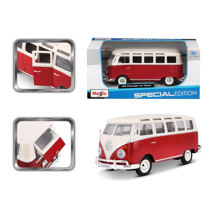 MAISTO VOLKSWAGEN VAN SAMBA 1/25 DIECAST 51956