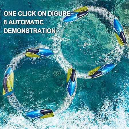 4DRC S4 ARES 2.4G RC RACING BOAT BLUE | RED