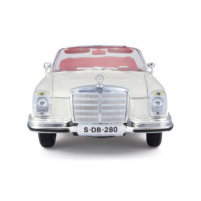 MAISTO 51811 1:18 1967 MERCEDES BENZ 280 SE DIECAST MODEL