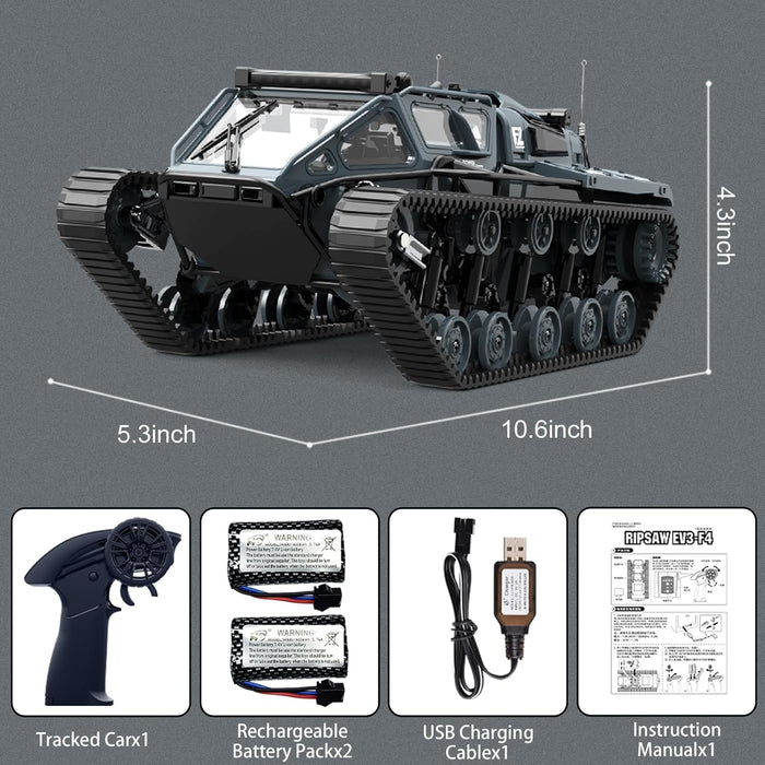 JJRC RIPSAW EV3-F4 C8812 1/16 RC HIGH-SPEED TANK (GREEN)