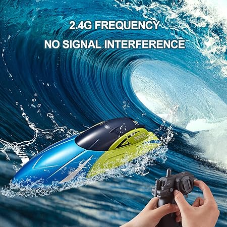 4DRC S4 ARES 2.4G RC RACING BOAT BLUE | RED