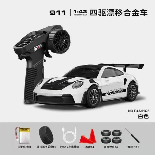 RC DRIFT CAR D43-01 HSTAR  1/43 METAL BODY RTR