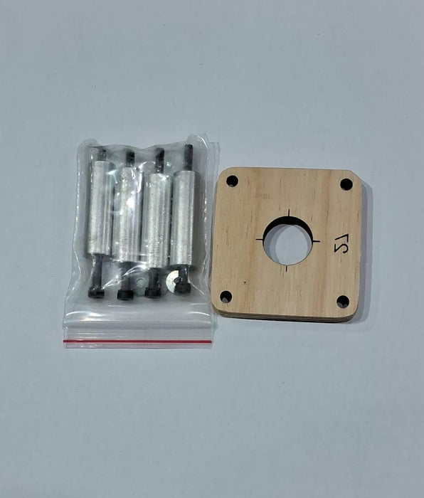 SEAGULL LOW WING ENGINE MOUNTING SPACER WITH HEX BOLTS 4 PCS